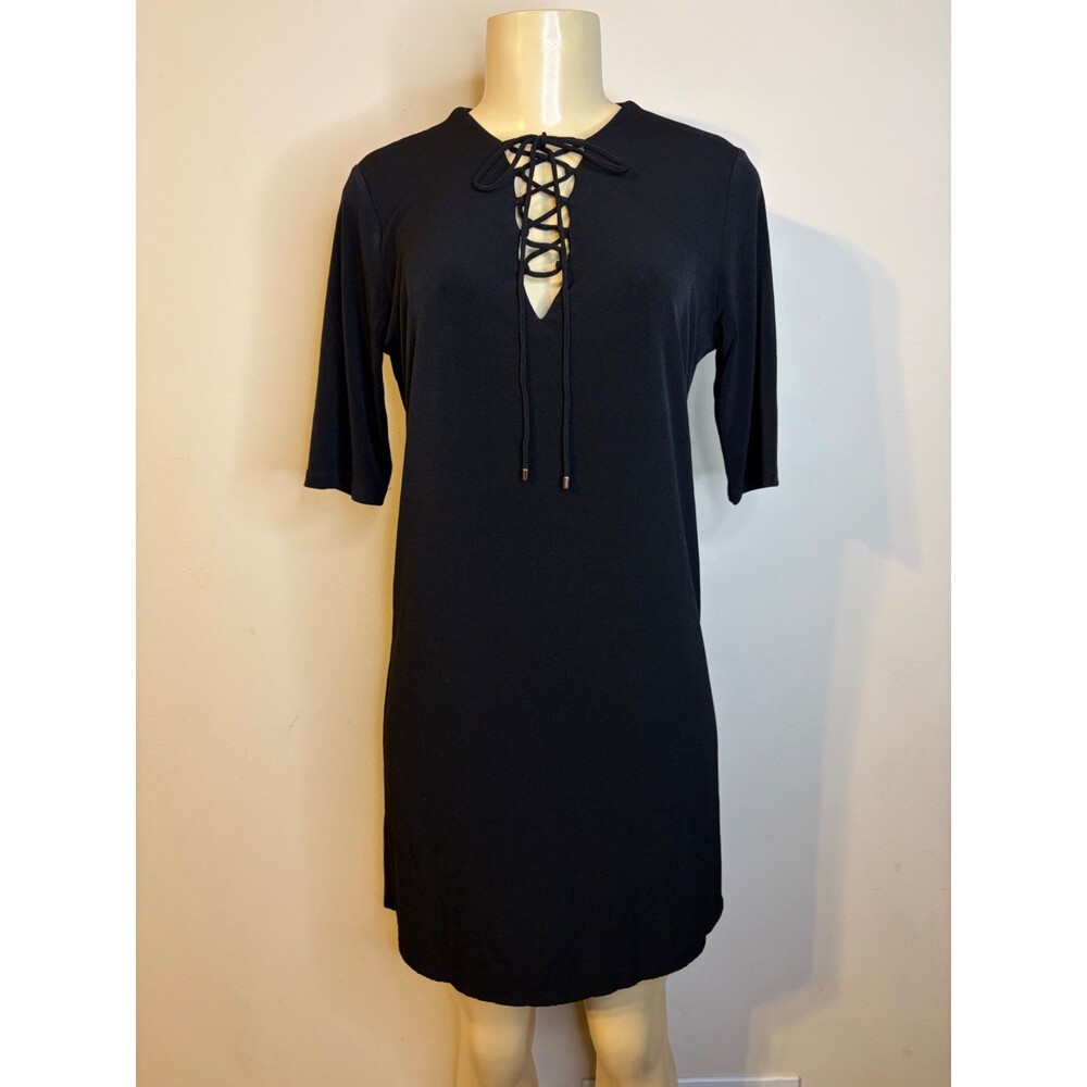 KERISMA WOMEN'S POLYESTER / SPANDEX BLACK DRESS SIZE S